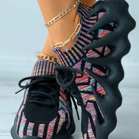 Mixed Color Sneaker - Picture 4 of 11